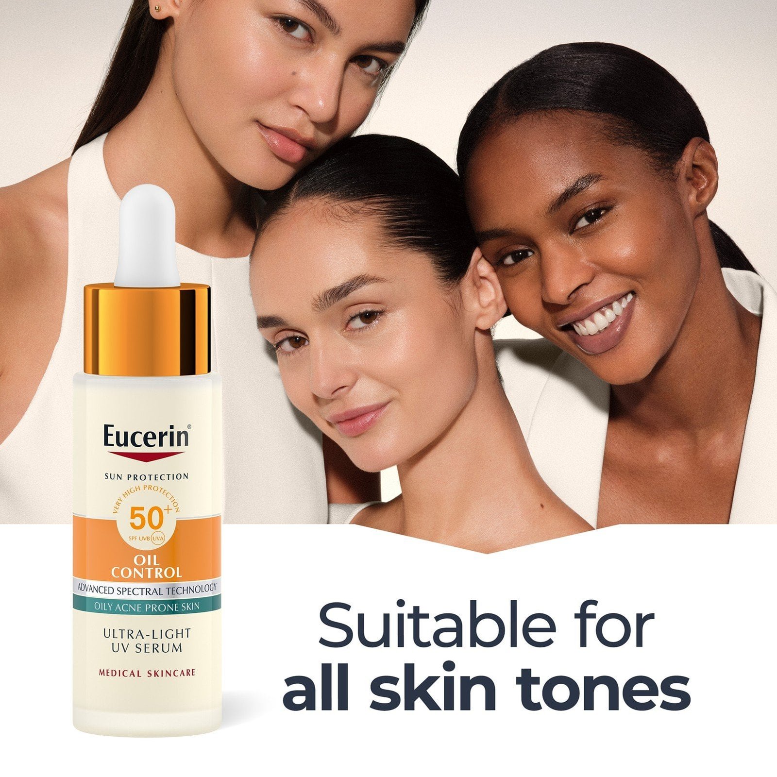 Eucerin Sun Oil Control Dry Touch Ultra-Light UV Serum SPF50+ 50ml (1.01floz)