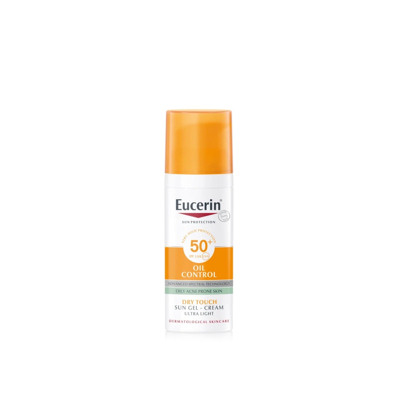 Eucerin Oil Control Sun Gel-Cream Dry Touch SPF50+ Sunscreen 50ml (1.69floz)