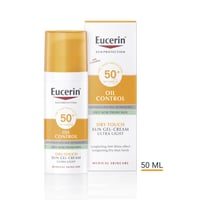 Eucerin Oil Control Sun Gel-Cream Dry Touch SPF50+ Sunscreen 50ml (1.69floz)