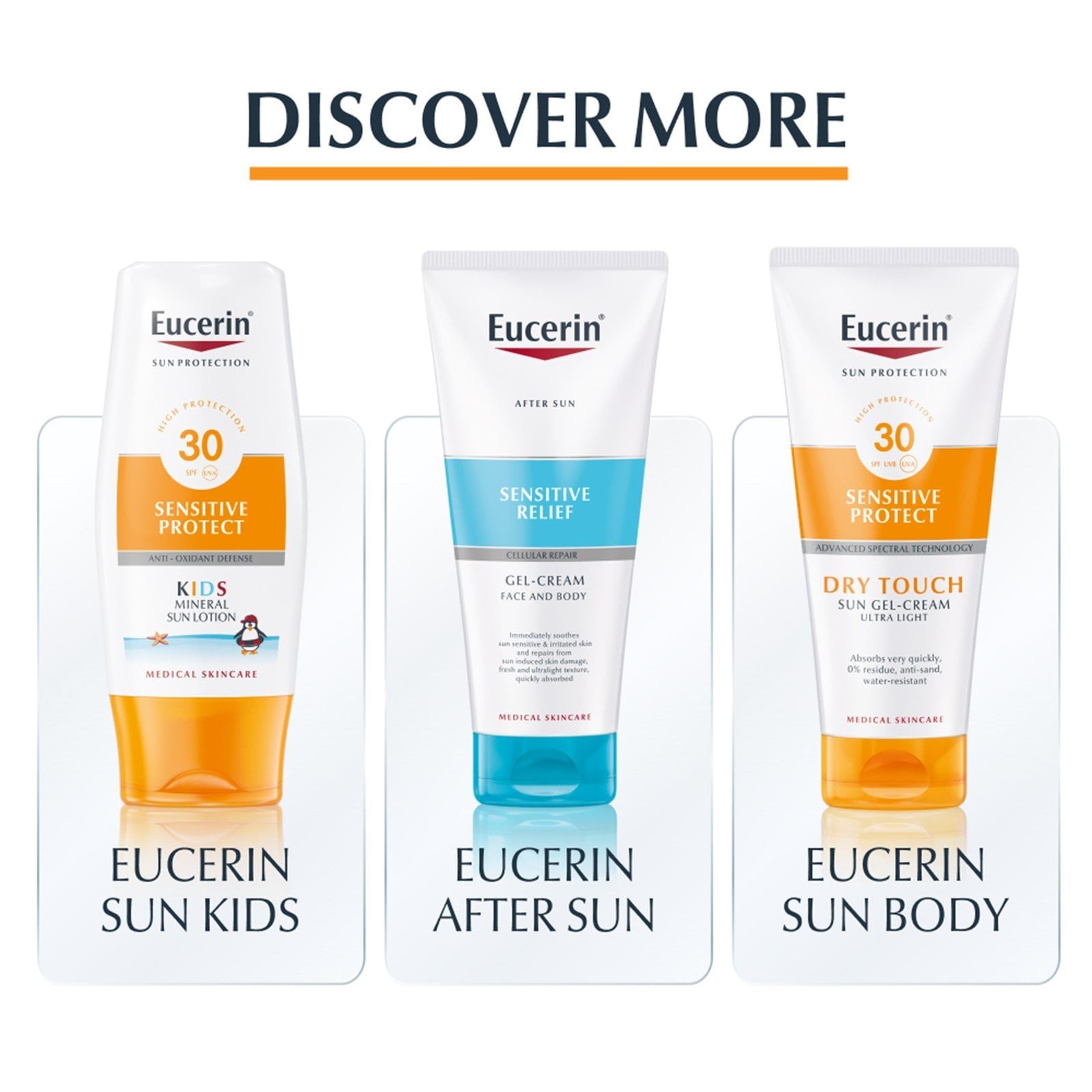 Eucerin Oil Control Sun Gel-Cream Dry Touch SPF50+ Sunscreen 50ml (1.69floz)